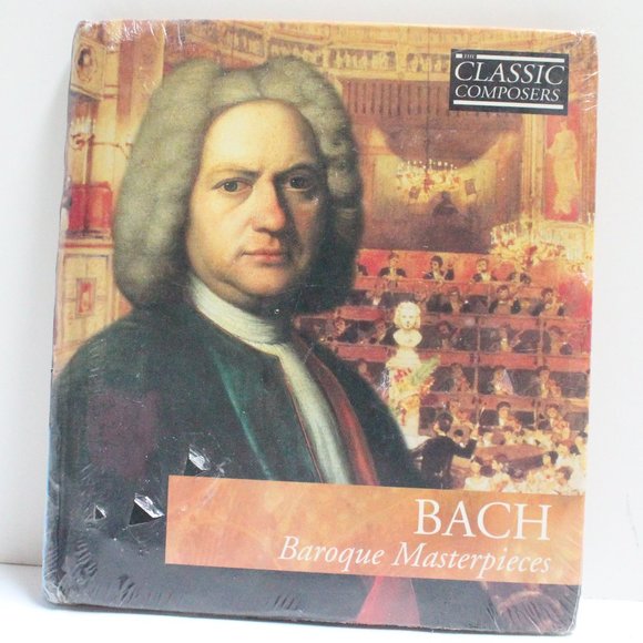 1 Mozart Musical Masterpiece -1 Bach Baroque Masterpiece Sealed Unopened CDs - Picture 8 of 12